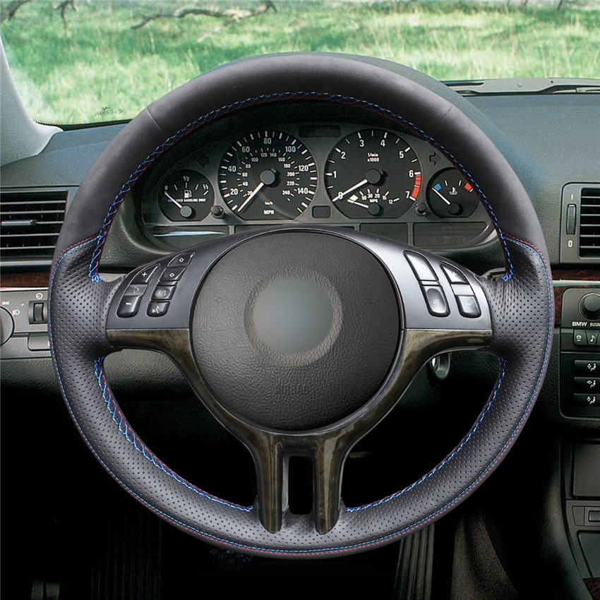 Car Accessories Interior Steering Wheel Cover Universal For BMW E46 GOLF 4  5 AUTO PEUGEOT TESLA Funda Volante Coche Decorate - AliExpress