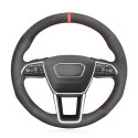 for Audi A6 A7 S7 2018 2019 DIY Auto Steering Wheel Covers 