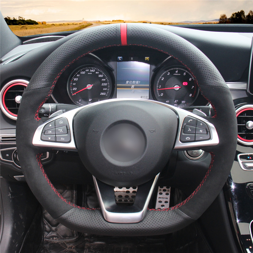 Steering Wheel Cover for Mercedes Benz C200 C250 C300 B250 B260