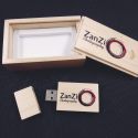 USB3.0 32GB Wooden Maple USB with printed logo