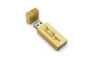 bamboo usb flash drive with laser logo