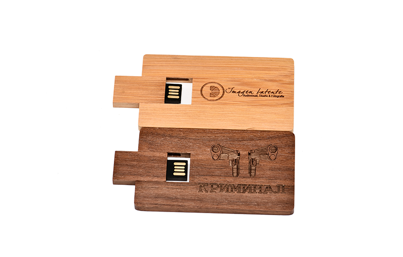 W-201 Card Wood USB Flash Drive