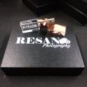 gold crystal usb with black box package