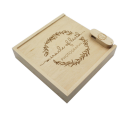 maple photo wooden box