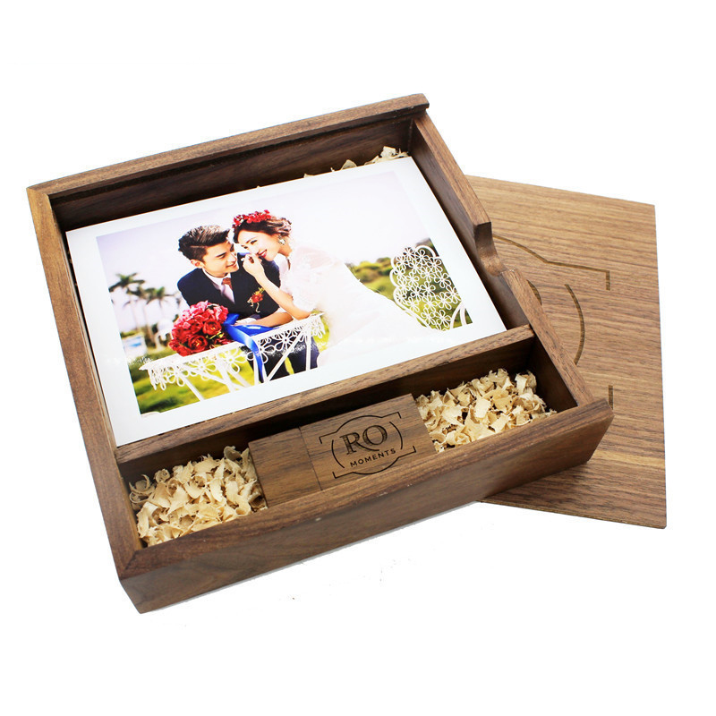 Photo Album Wood Box