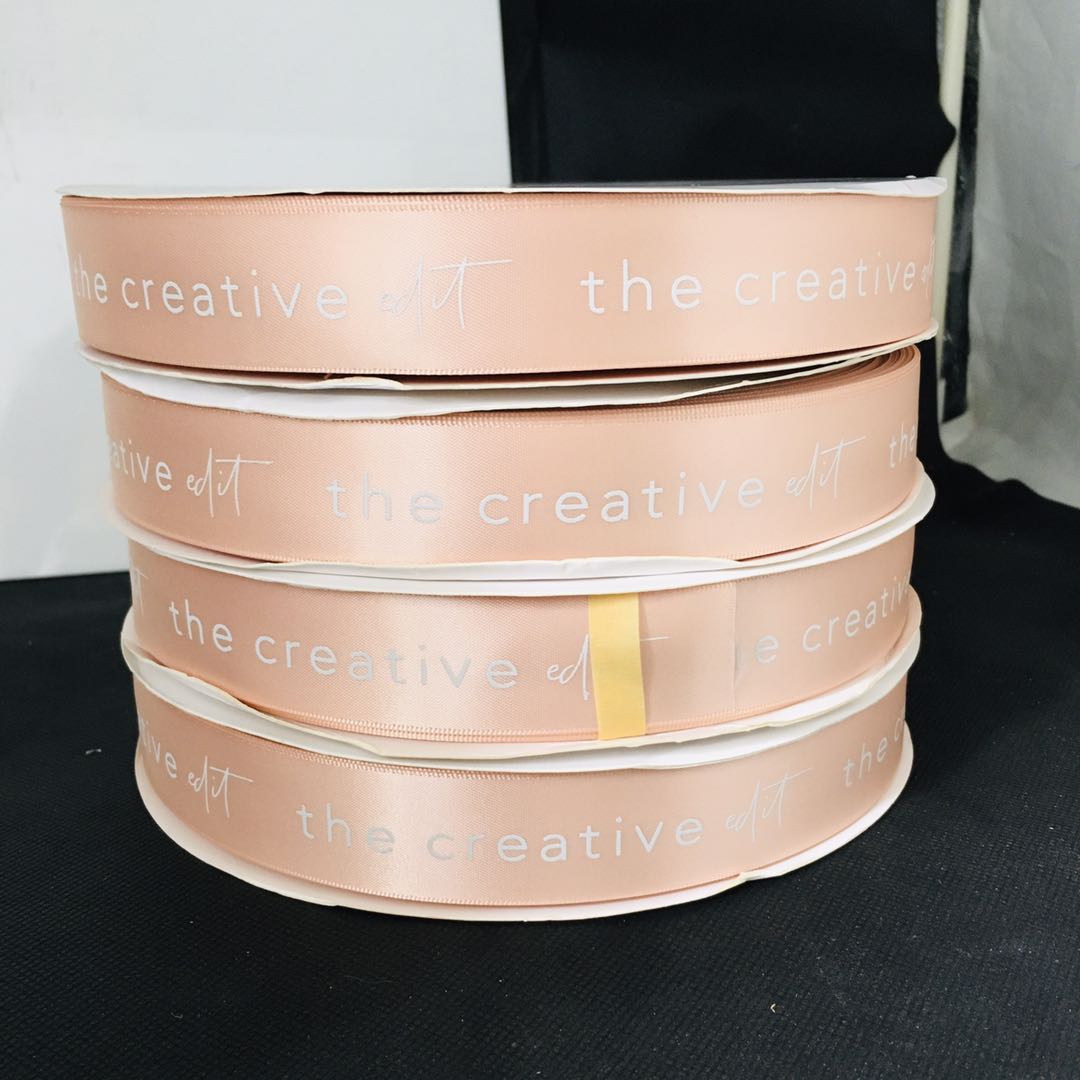 gift ribbons,Personalized private print ribbon, customized print ribbon for company logo business/wedding decoration/flower
