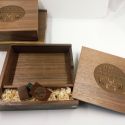 Walnut Wood Proof Box with wood usb