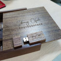 Photography-Photo Album Wood Box & Wood USB Drive