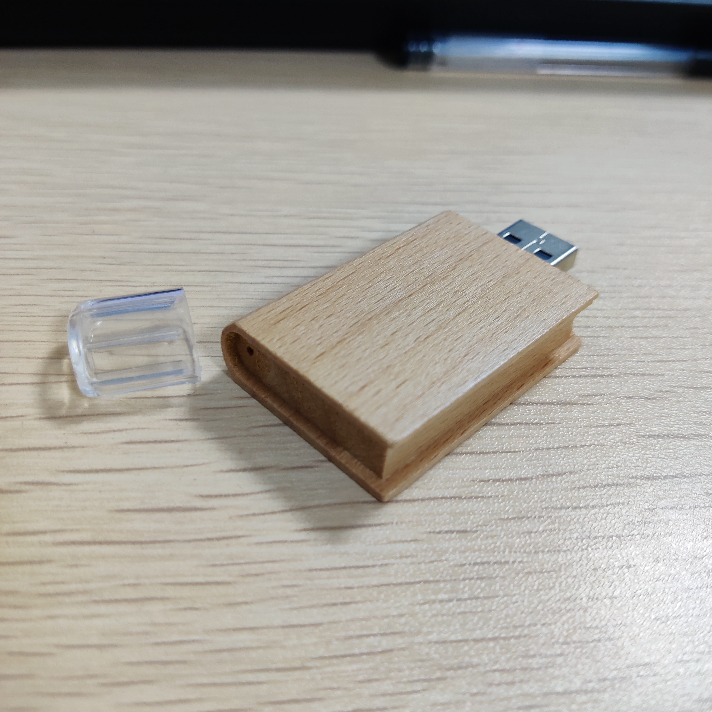 Very interesting Book-shape Wooden USB flash drive