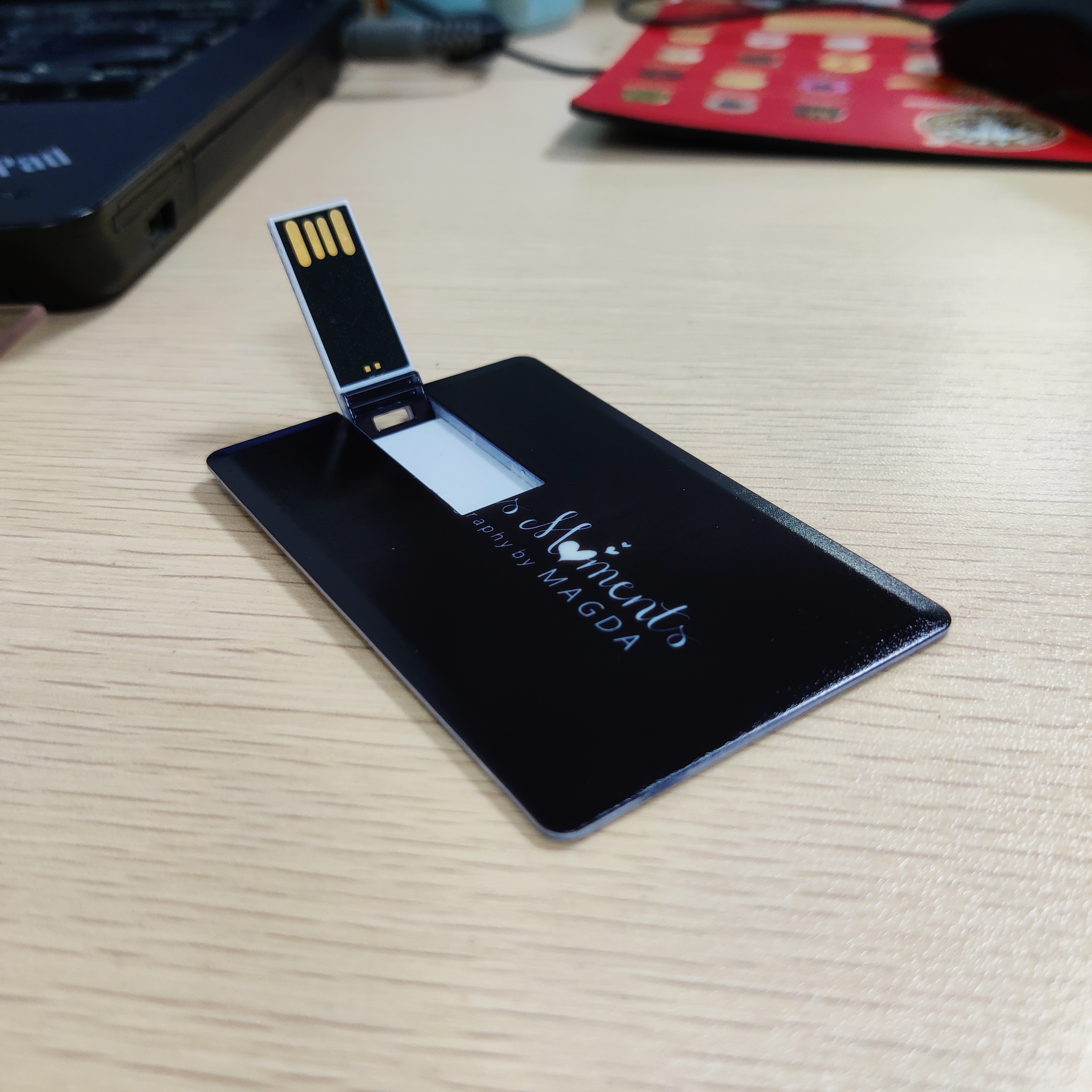 Credit Card USB flash drive Black small capacity 