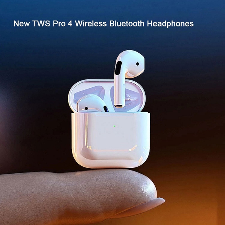 Wireless earbuds bluetooth headphones with charging case Pro 4