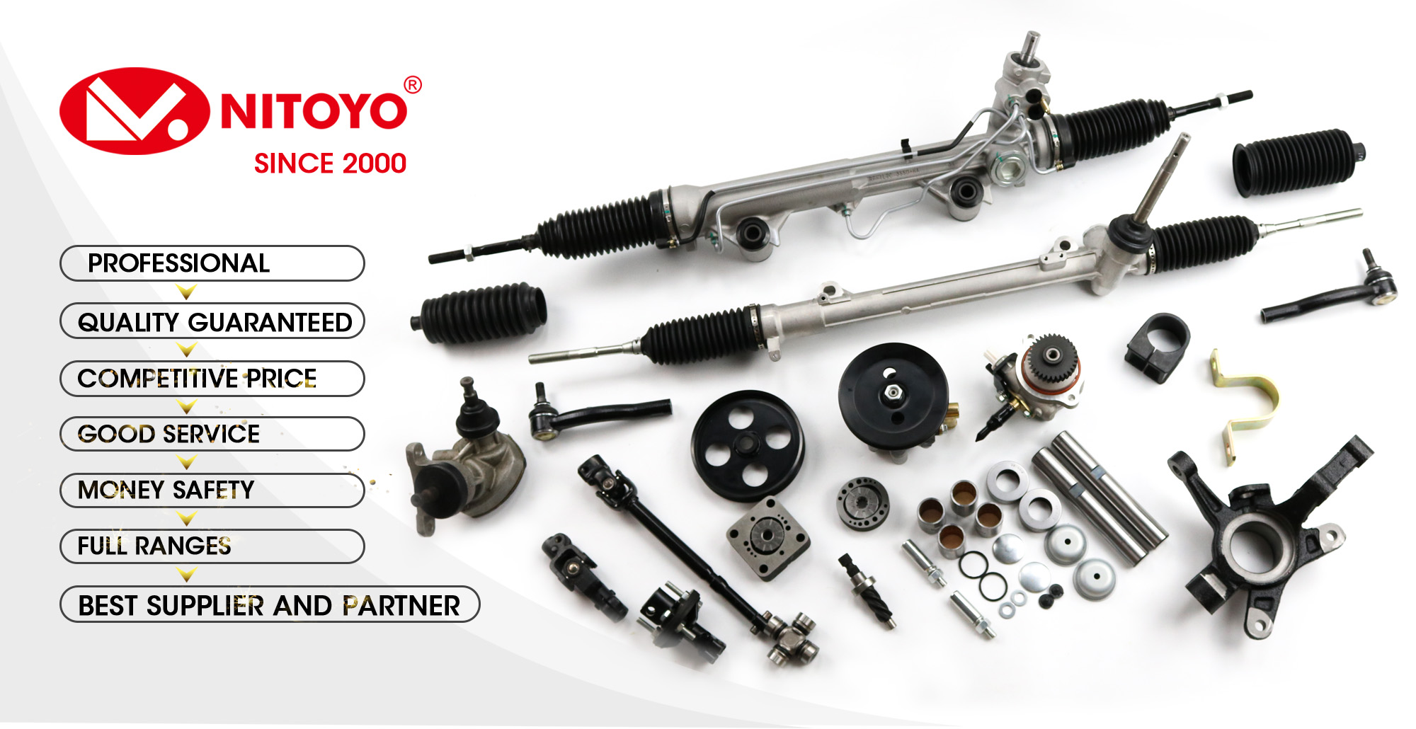 44200-0K040 Steering Rack Used For Toyota Vigo 4WD 2005-2011
