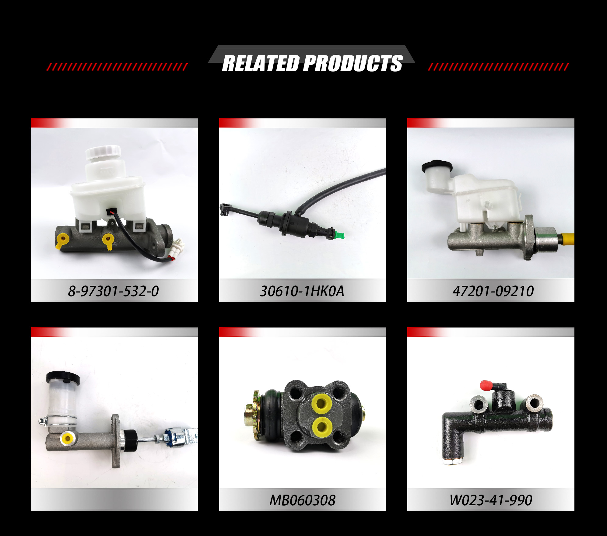 NITOYO 58510-43000 59110-4B010 59110-43010 59110-43050 59110-43060 Brake Master Cylinder For Hyundai Might Hd65/72 