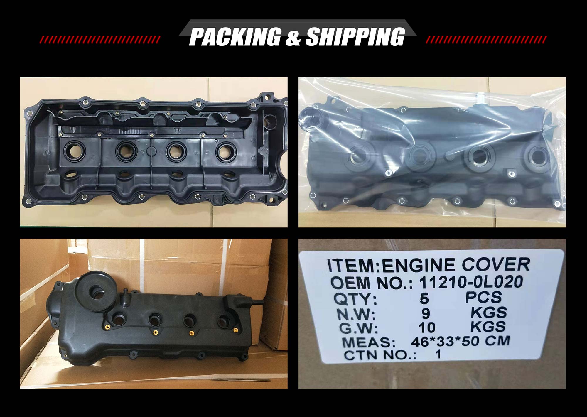 Engine Cover 13264-9F600 Used For Nissan Infiniti