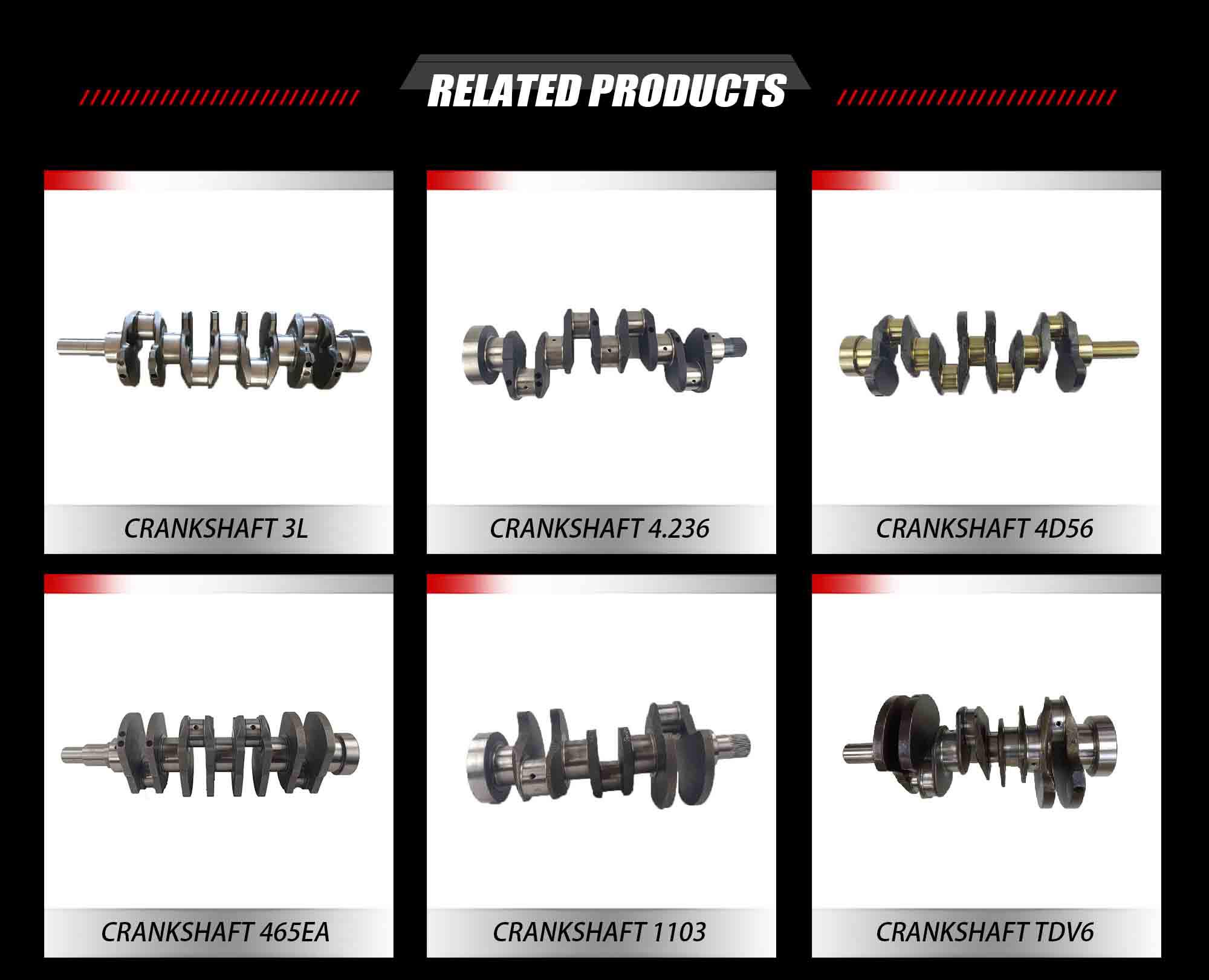 NITOYO Engine Crankshafts Cast Steel Crankshafts for Sale Used for Peugeot 405 Crankshafts