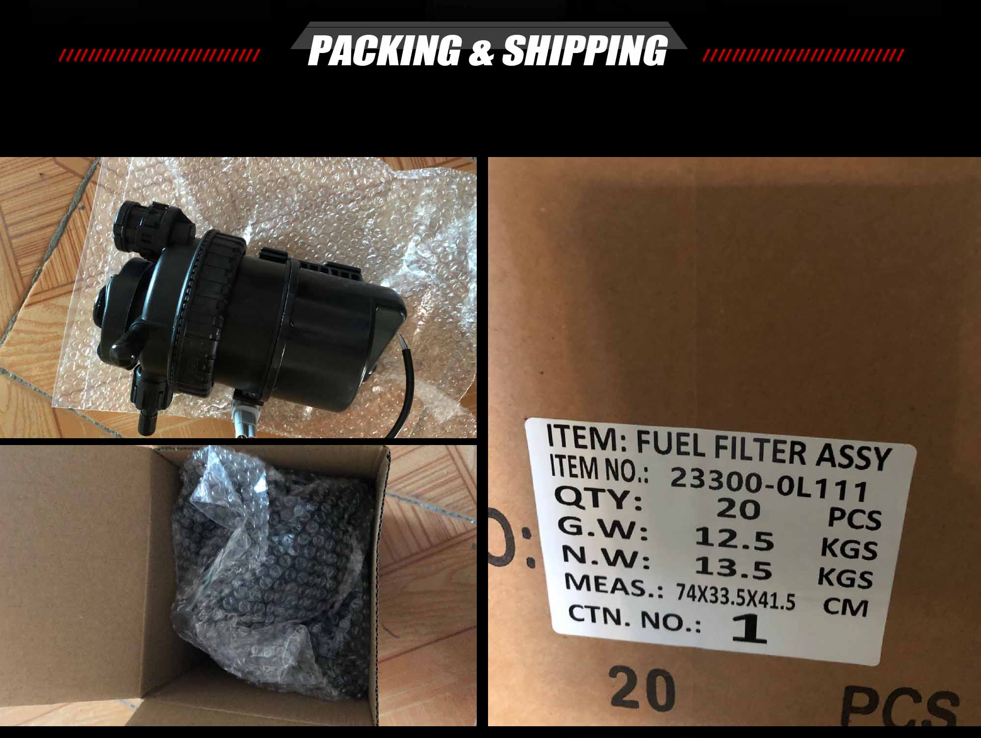 Fuel Filter Assy 23303-64030 Used For TOYOTA Corolla 1Z