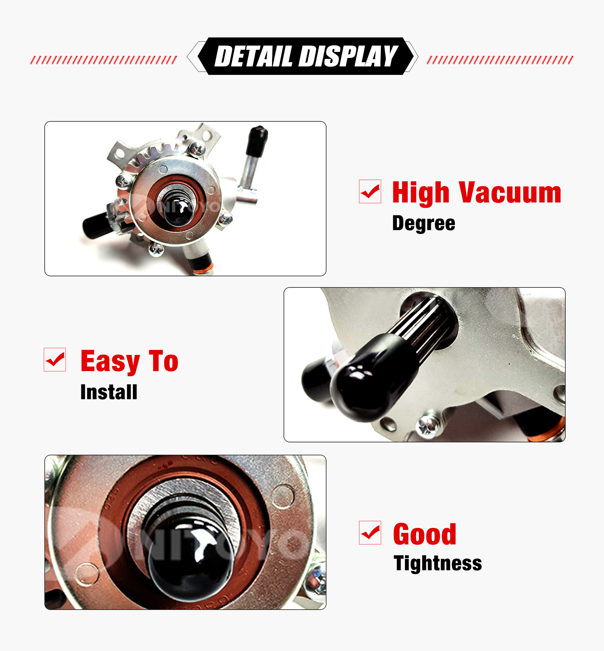 NITOYO Auto Brake System 29300-64100 2C Vacuum Booster Brake Pump For Toyota 2C
