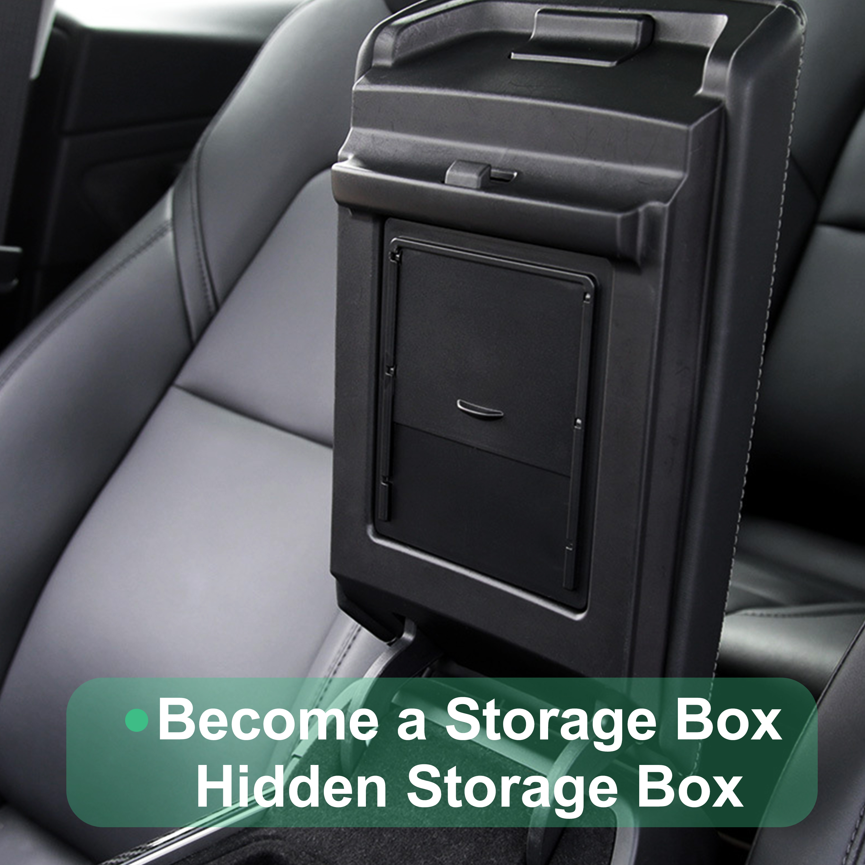 HIDDEN STORAGE CASE Center Console Organizer Box Car Accessories