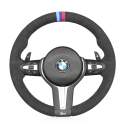 For BMW (M Sport) F06 F10 F80 F82 F85 F86 F87 M135i M2 M3 M4 M5 M6 X5 X6 2013-2020 Hand Stitching Steering Wheel Cover
