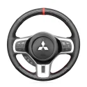 For Mitsubishi Lancer Evolution EVO 10 X 2008-2015 Hand Sewing Custom Steering Wheel Cover