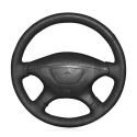 For MITSUBISHI GALANT MIRAGE MONTERO SPORT PAJERO MONTERO SPORT PININ SPACE WAGON STAR CARISMA SHOGUN CHALLENGER 1997-2006 Hand Sewing Steering Wheel Cover