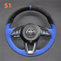 Mewant Steering Wheel Cover Kits for Toyota Yaris 2019