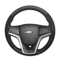 For CHEVROLET MALIBU VOLT 2011-2015 RUBBER Hand Sewing Steering Wheel Cover