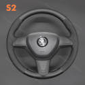 Steering Wheel Cover for Skoda Citigo Fabia Yeti 2013-2019 (2)