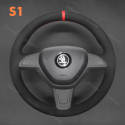 Steering Wheel Cover for Skoda Citigo Fabia Yeti 2013-2019 (3)