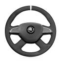 for Skoda Octavia Fabia Citigo Superb Roomster Rapid 2015 Steering Wheel Cover 