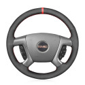 For GMC SIERRA 2007-2013 Hand Sewing Leather Steering Wheel Cover