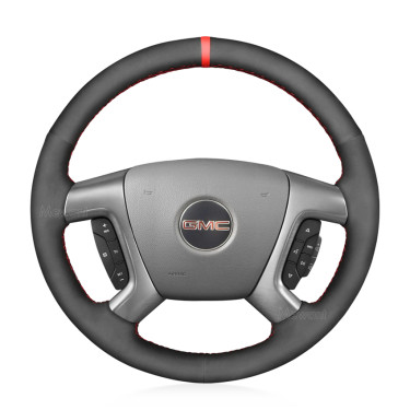 MEWANT Hand Stitch Car Steering Wheel Cover for GMC Sierra 1500 / Sierra  1500 Limited / Sierra 2500 / Sierra 3500 / Yukon (XL)