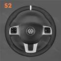 Steering Wheel Cover For Volkswagen VW Routan 2011 2012 2013 2014 (2)