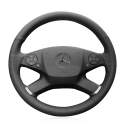 For Mercedes Benz E-Class W212 E 200 260 300 2009-2013 Customize Hand-stitched Leather Car Steering Wheel Cover