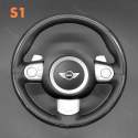 Steering Wheel Cover For MINI R56 R57 Clubman Clubvan Convertible Countryman Coupe Paceman Roadster (5)