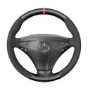 For Mercedes Benz C-Class W203 Kompressor 2002-2004 Hand Stitching Car Steering Wheel Cover 