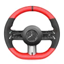 For Mercedes Benz C-Class W206 2021 E-Class W213 2021 Hand Stitching Car Steering Wheel Cover 