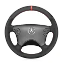 For Mercedes-Benz W210 E-Class E320 2000 2001 2002 Leather Car Steering Wheel Cover 