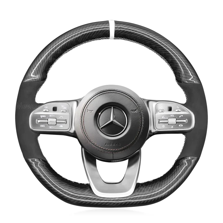 For Mercedes Benz W177 W205 W213 W222 W463 DIY Steering Wheel cover