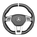  for Mercedes Benz A45 C63 E63 AMG 2013 2014 2015 Personalize Hand Sewing Steering Wheel Cover