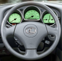 Hand Sewing Steering Wheel Cover for Lexus GS430 GS300 RX300 2001-2004
