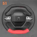 Steering Wheel Cover for Peugeot 208 308 508 SW 2008 3008 5008 Partner Partner 2017-2022 (2)