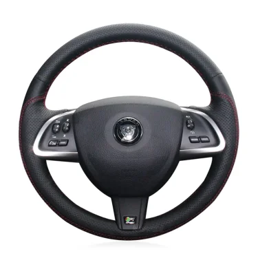 Hand Stitching Custom Steering Wheel Cover for Jaguar
