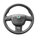 for Skoda Fabia RS II 2010-2014 Steering Wheel Cover 