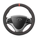 Hand Stitching Steering Wheel Cover for Hyundai Elantra Touring i30 2010-2012