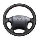 Hand Stitching Steering Wheel Cover for Hyundai Tucson 2004-2010
