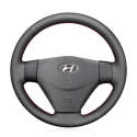 MEWANT Hand Sew Steering Wheel Cover for Hyundai Getz Accent 2006-2010