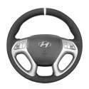 FOR Hyundai Tucson ix35 2010-2015 Hand Sewing Steering Wheel Cover