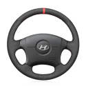 Hand Stitching Steering Wheel Cover for Hyundai Elantra 2001-2008