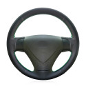 Hand Stitching Custom Steering Wheel Cover for Kia Rio 2 5 2005-2009 (1)